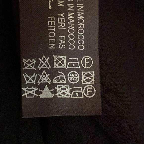 NWT. Zara/Narciso Rodriguez Limited Edition Wool Blend Black Maxi Skirt. Size L.